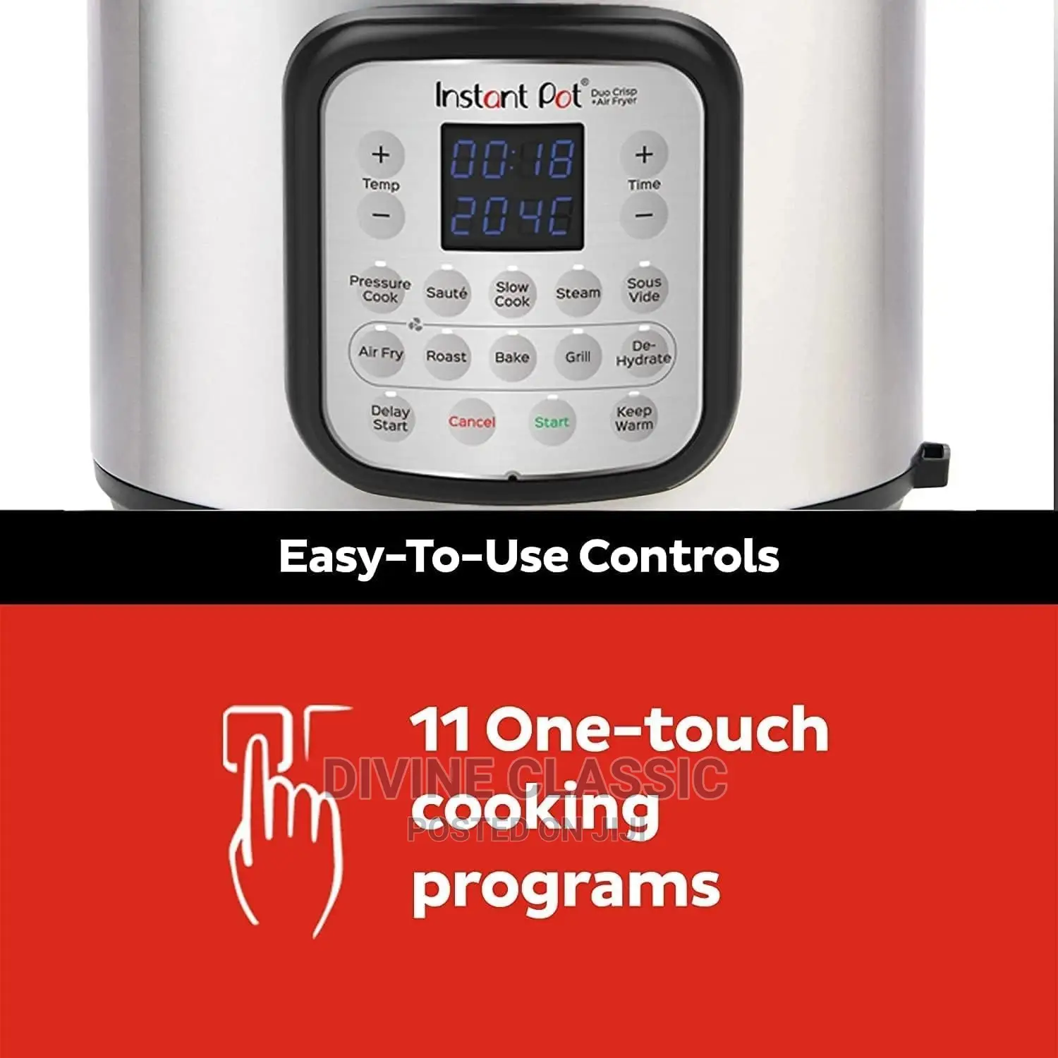 11in1 Instant Pot Duo Crisp + Air Fryer (8lit)