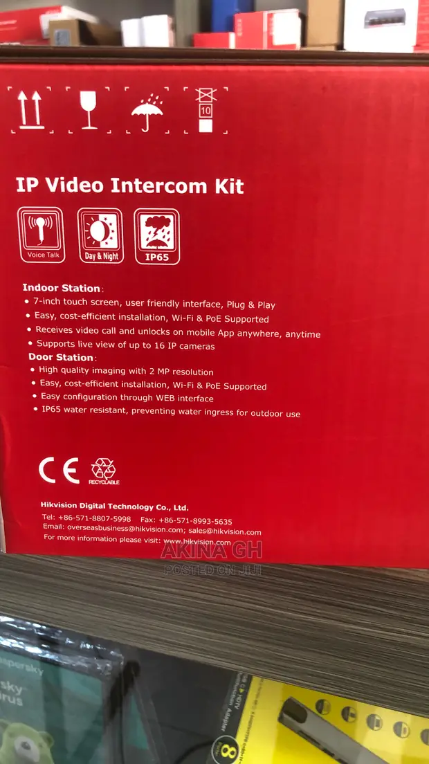 Hikvision Ip Video Door Bell Intercom Ds-Kis603-P 3