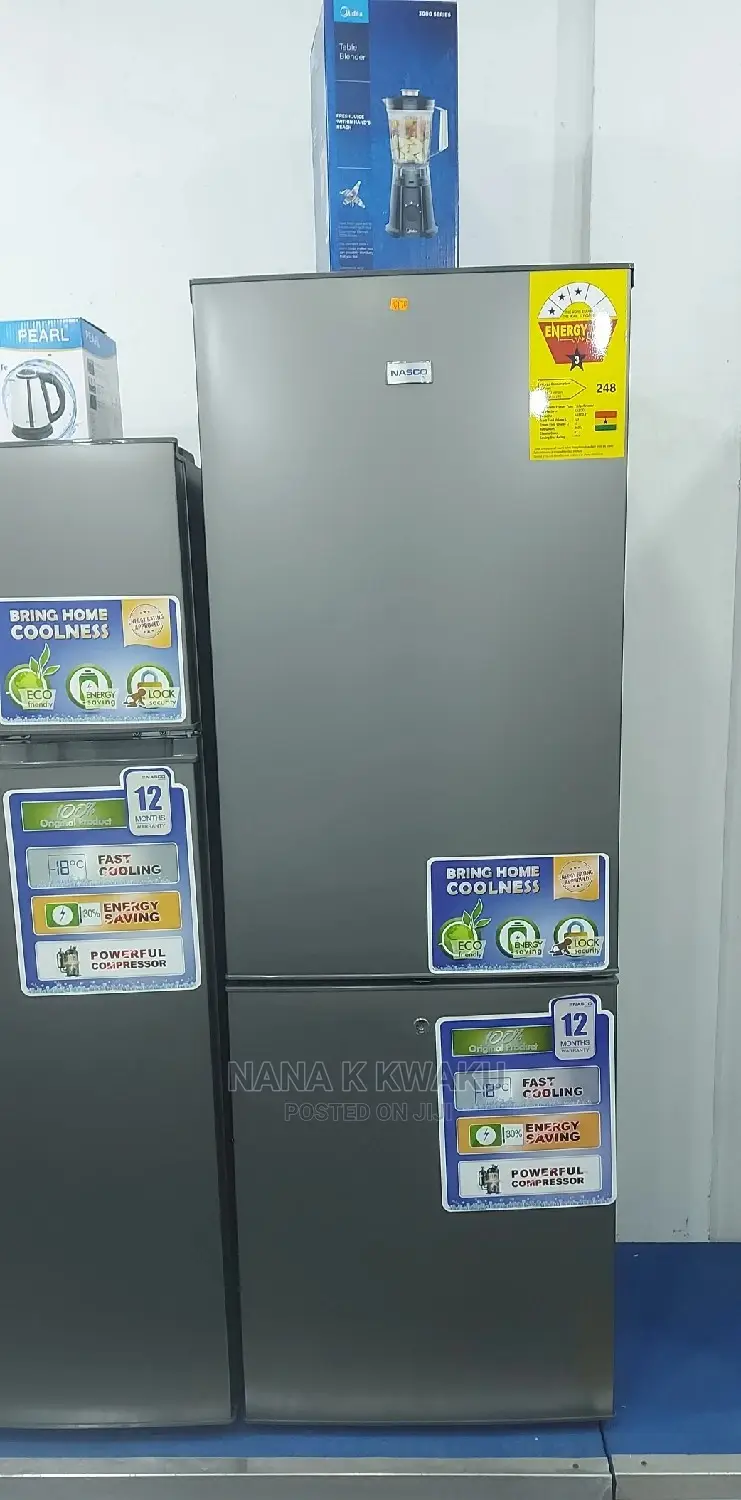 Light Inbuilt_nasco Nasd2-27 Double Door Fridge_
