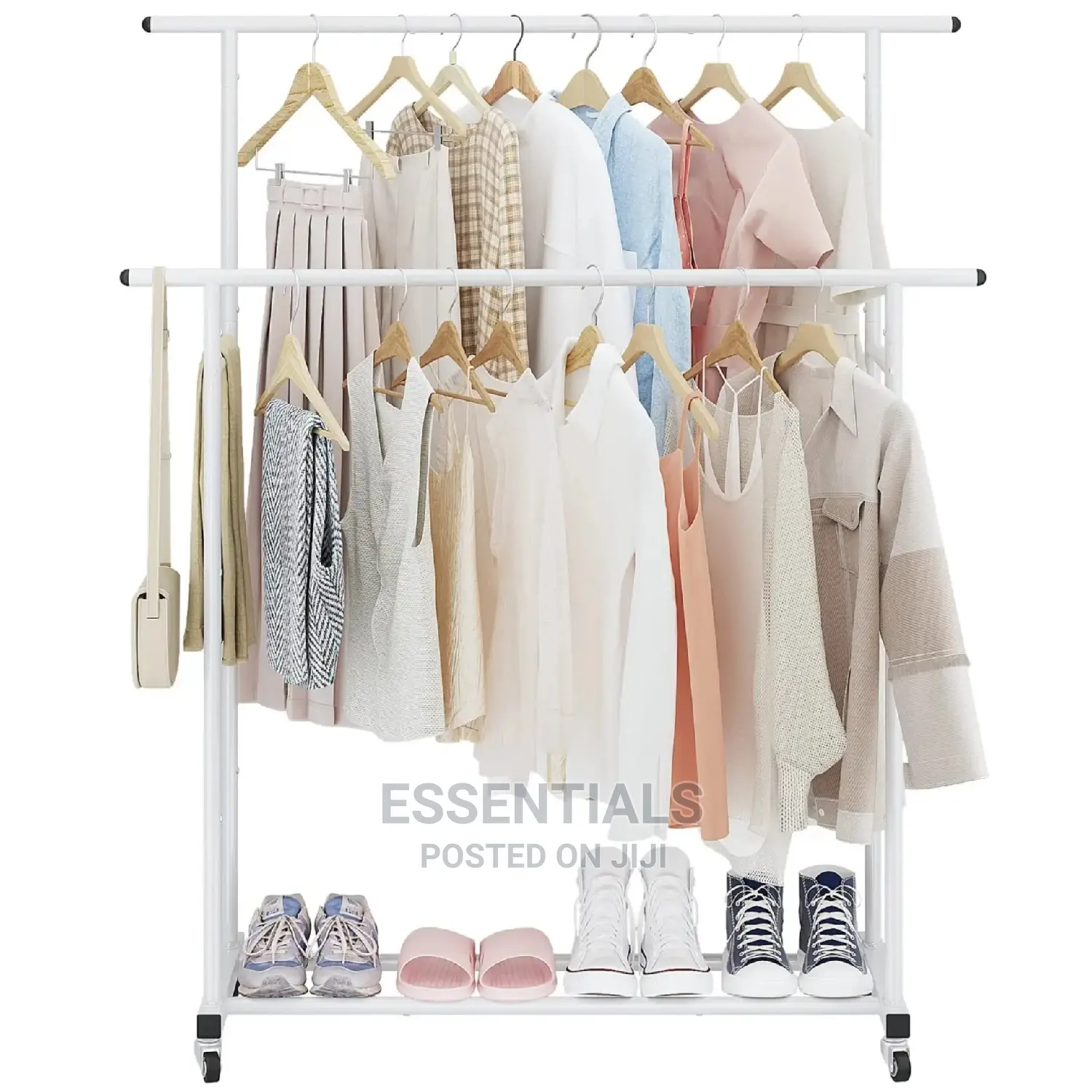 Double Pole Garment Rack