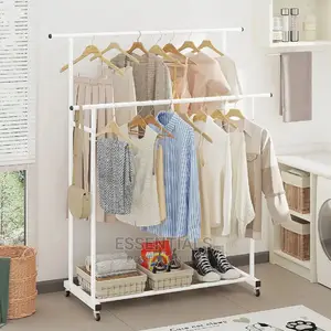Double Pole Garment Rack