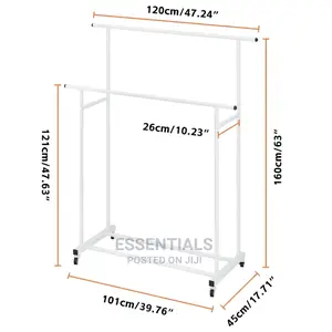 Double Pole Garment Rack