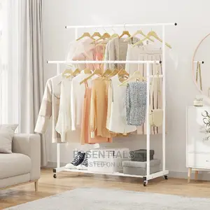 Double Pole Garment Rack