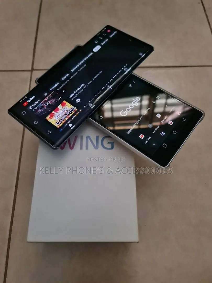 New LG Wing 5G 256 GB Black