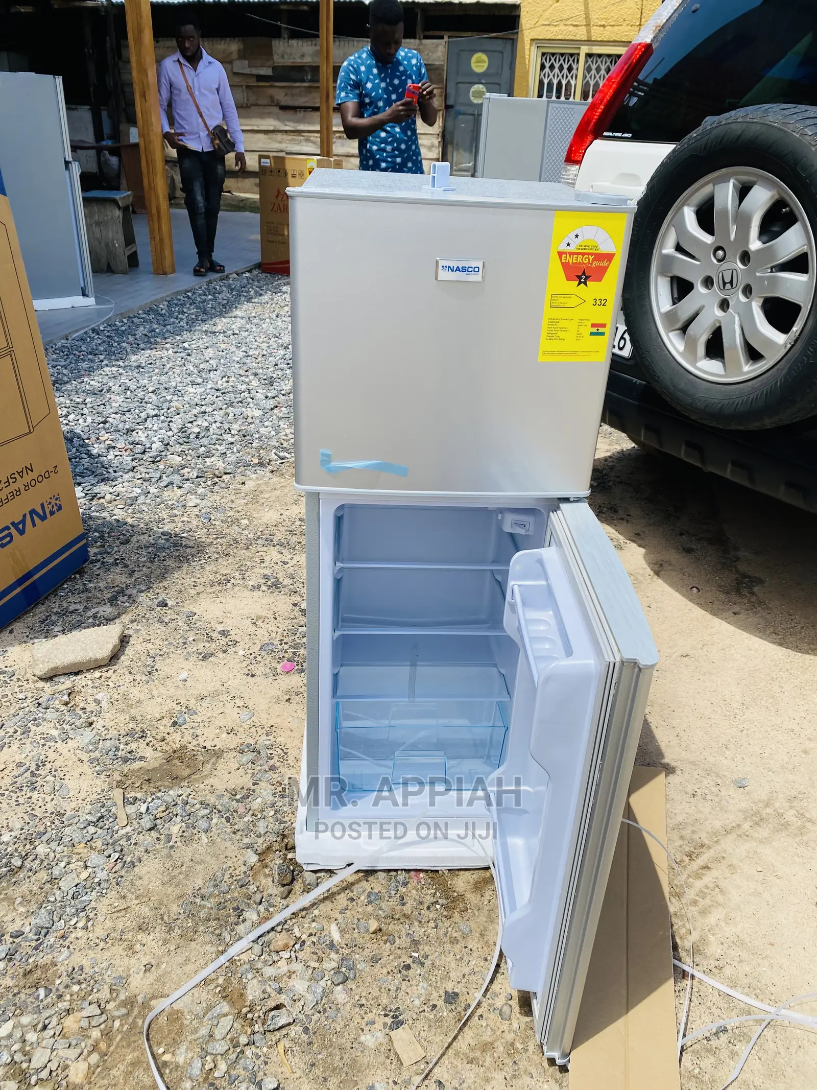 (Nascodf2-13 FL)Direct Cooling Double Door Refrigerator, 
