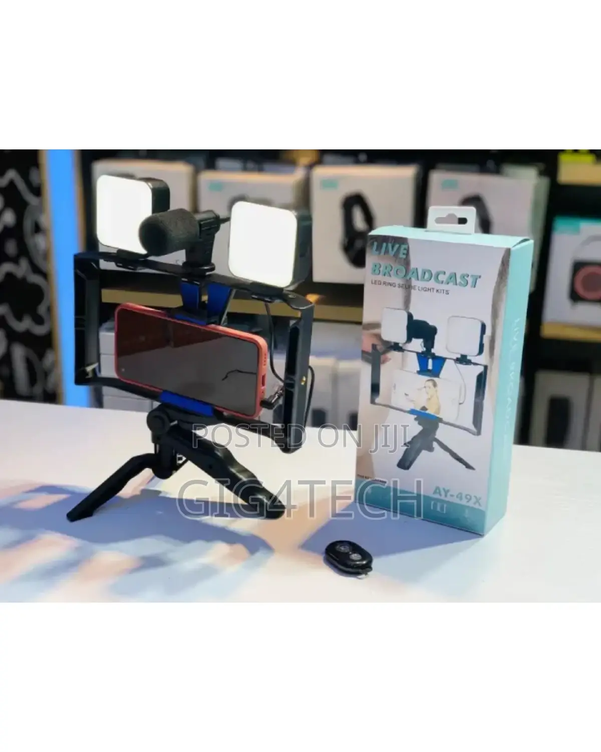 Professional Video Kit With Dual Light ( AY-49X)