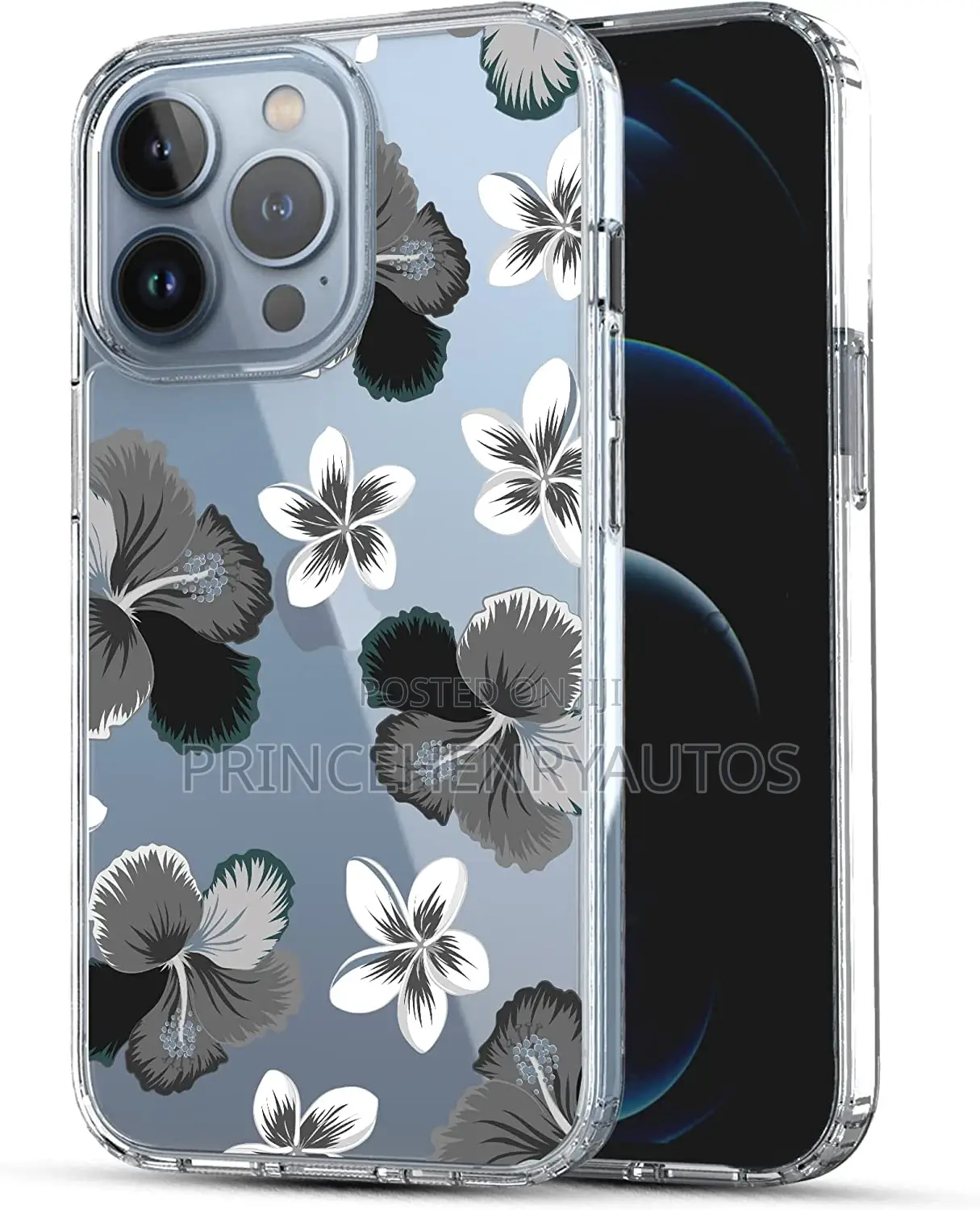 RANZ iPhone 13 Pro Case, Hibiscus Flower