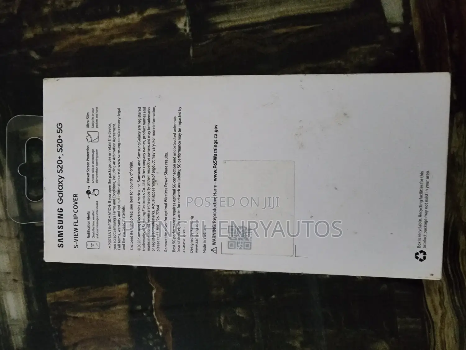 Samsung Galaxy S20+ S-View Flip Cover