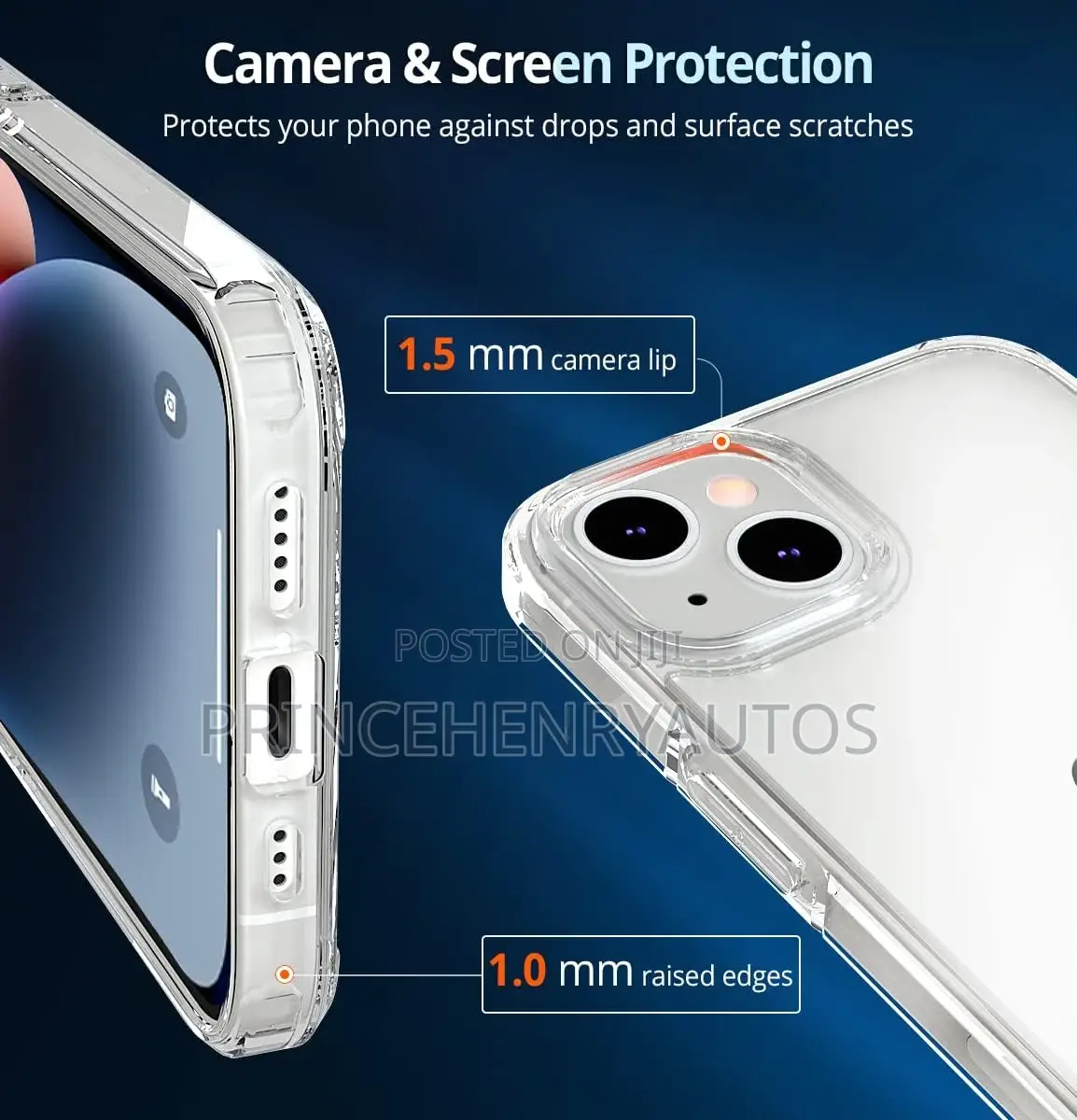 Orase Pure Clear Series for iPhone 14 or 13 Case
