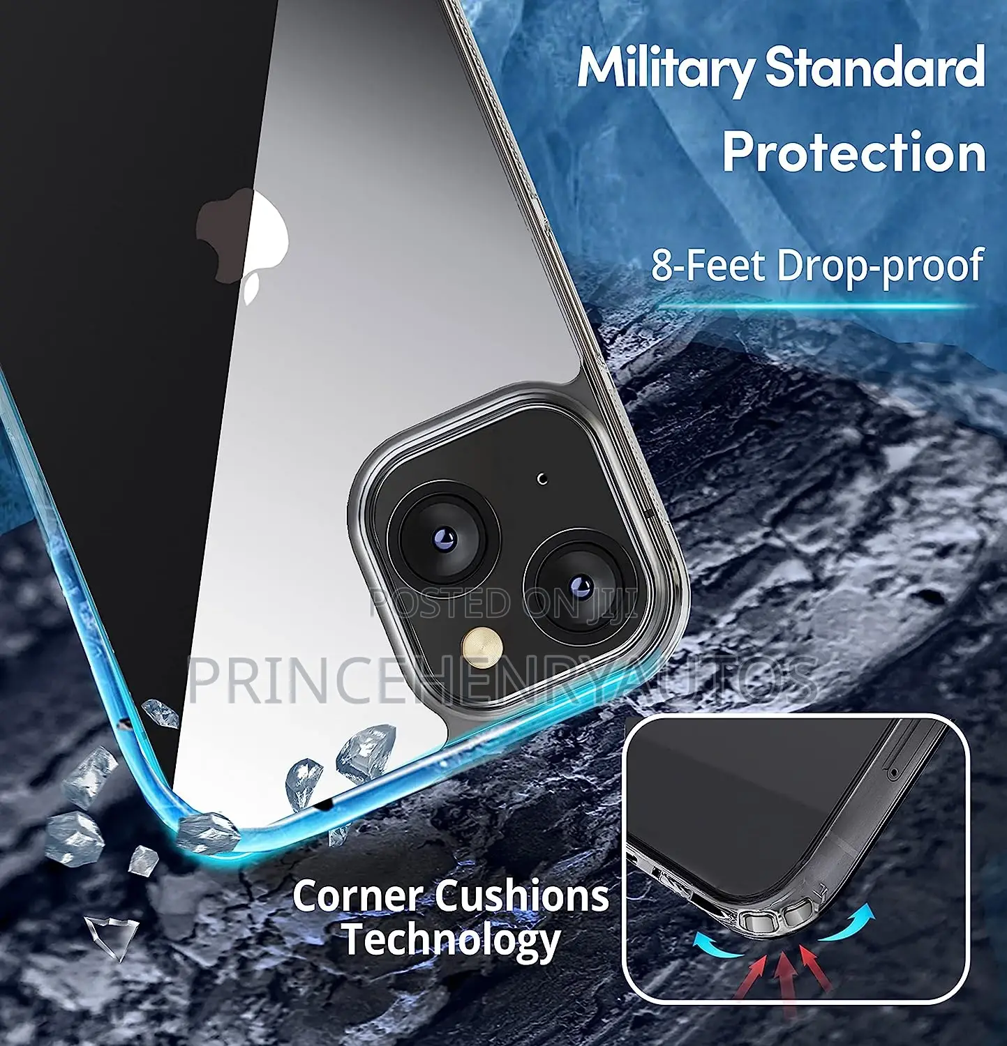 Orase Pure Clear Series for iPhone 14 or 13 Case