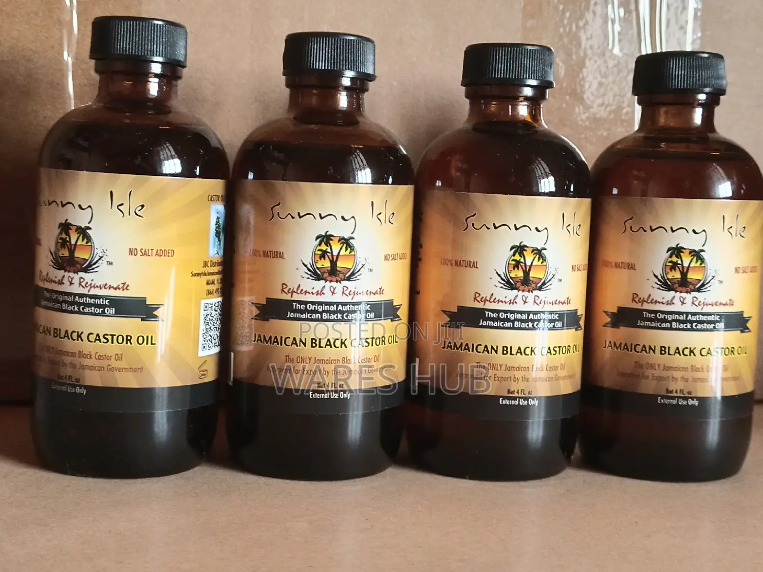 Jamaican Sunny Isle Castor Oil Black