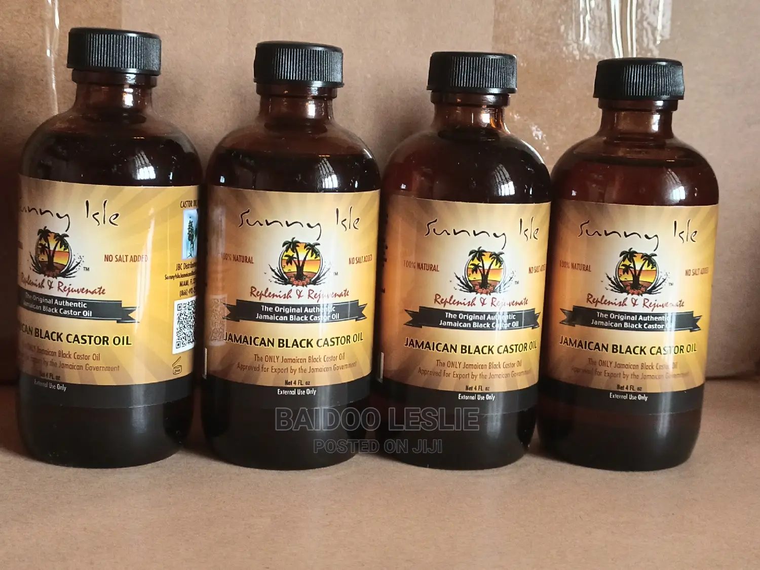 Jamaican Sunny Isle Castor Oil Black