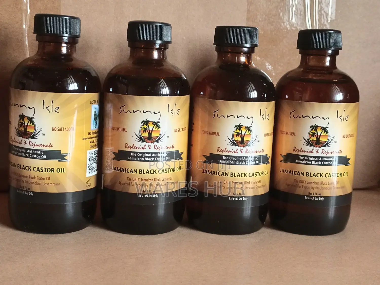 Jamaican Sunny Isle Castor Oil Black