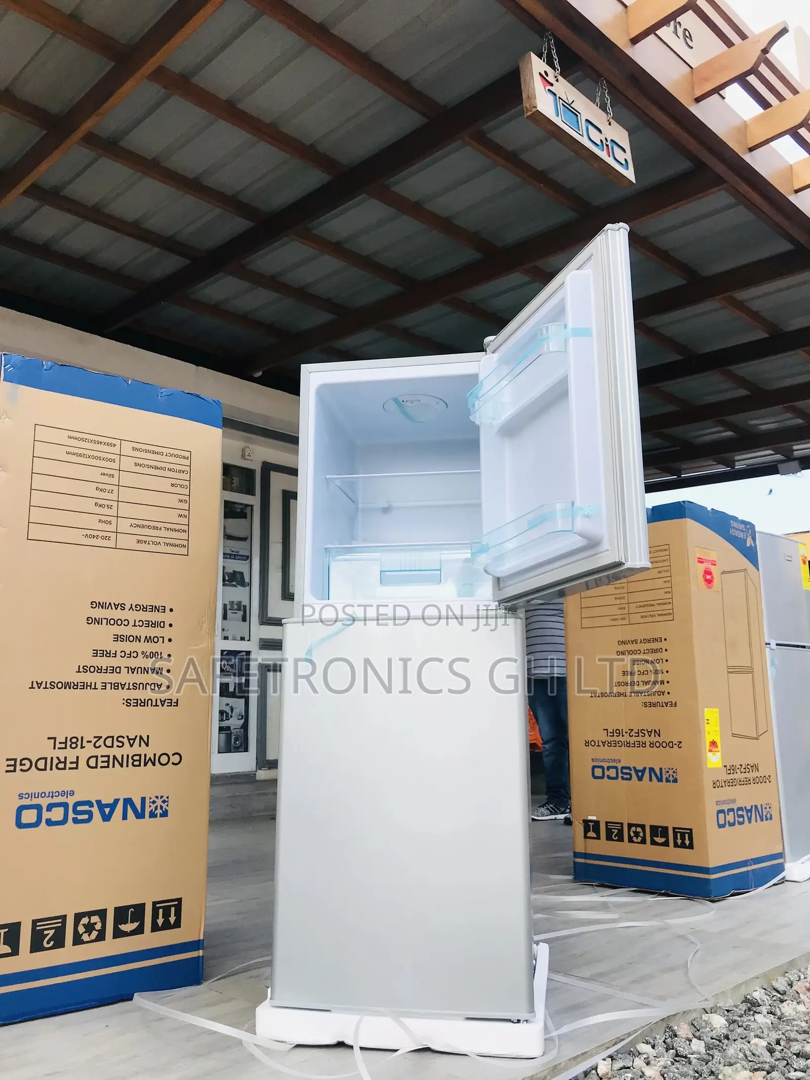Eco-Friendly 132L Topfreezer Nascod2-18fl Doubledoor 