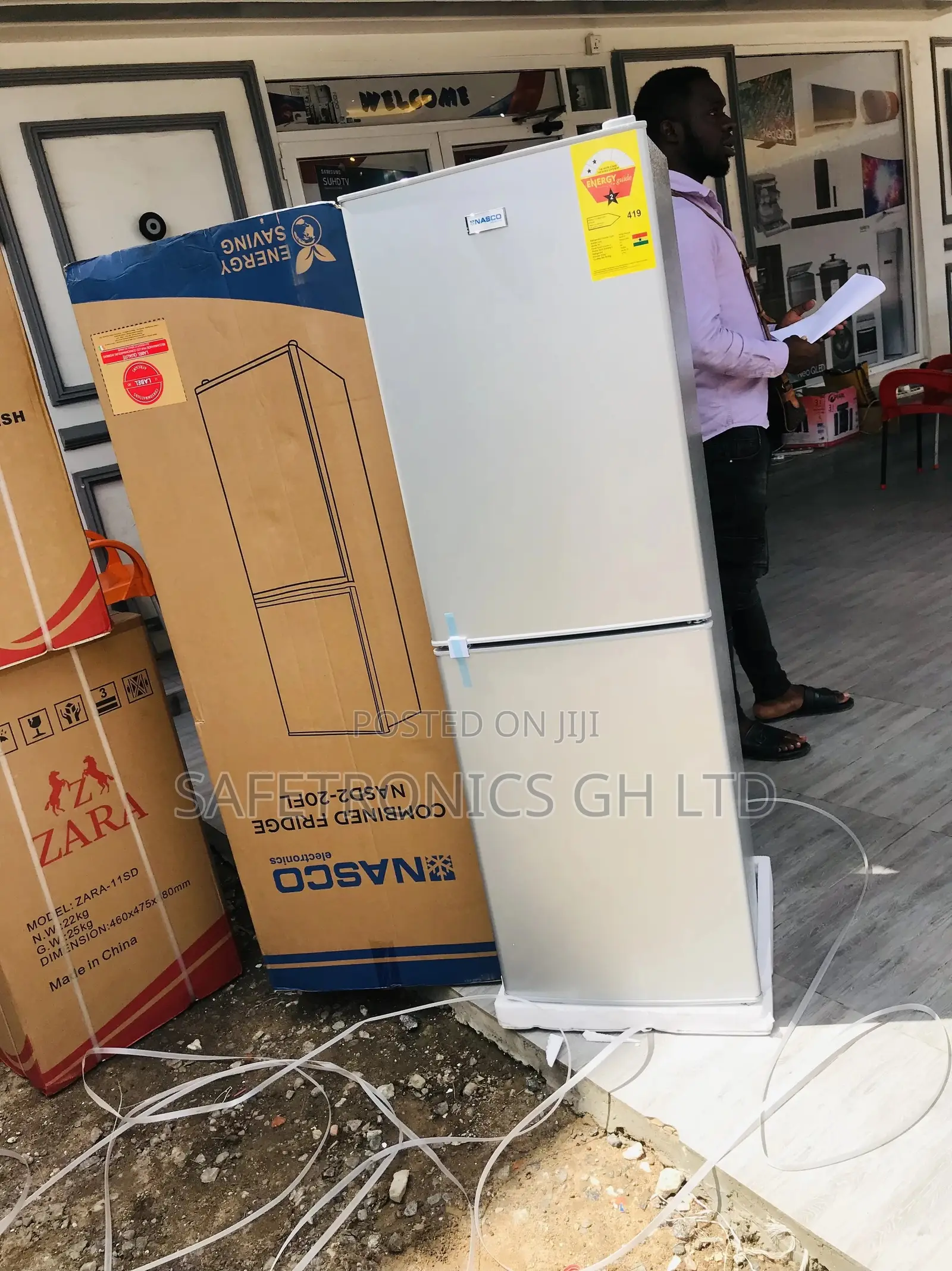 Doubledoor Nascod2-20fl 147L Bottomfreezer Fridge 