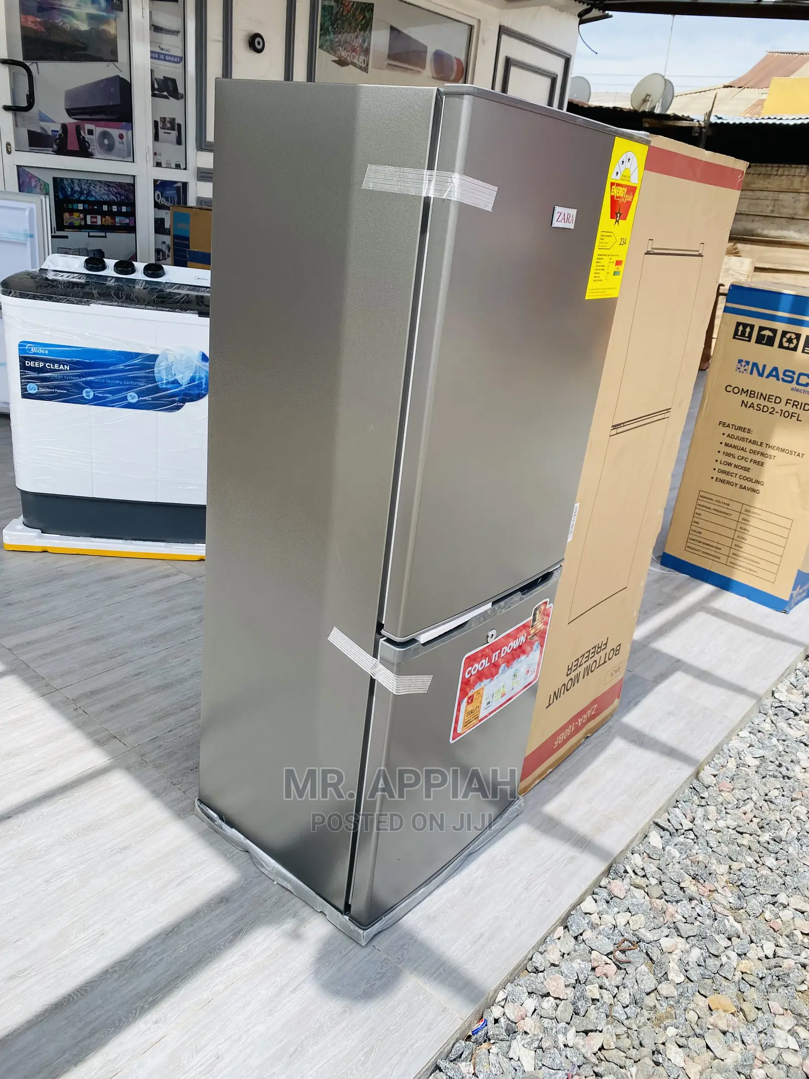 (Zara180bf)Original Zara Double Door Refrigerator,118ltr 