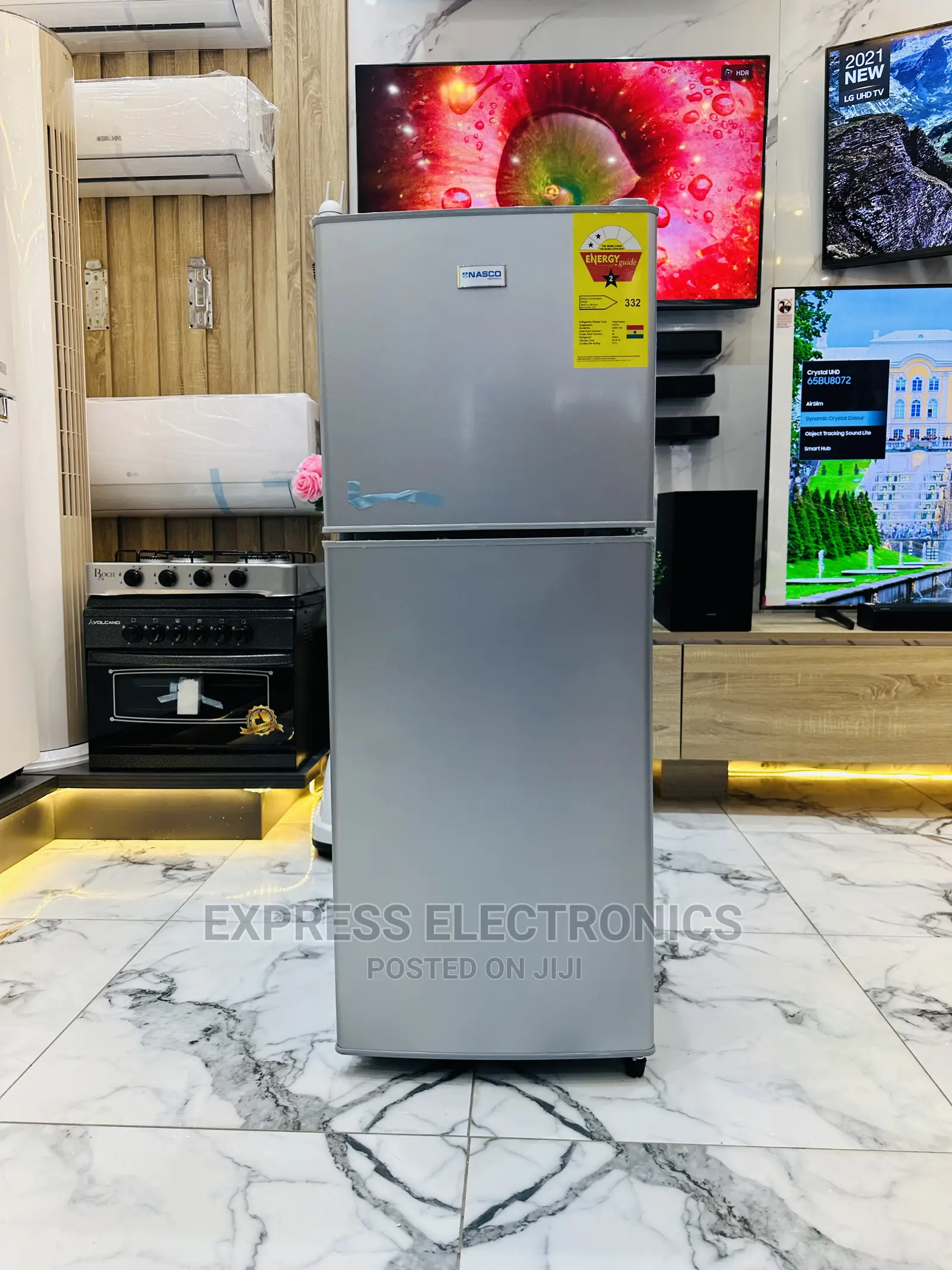 Nascodf2-13 FL Nasco Top Freezer Fridge Double Door