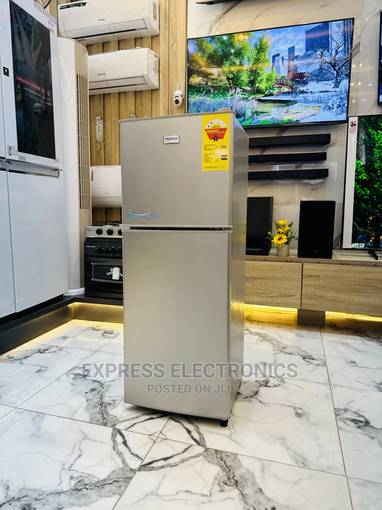 High Quality Sleek Nasco Double Door Fridge Nasf2-16fl