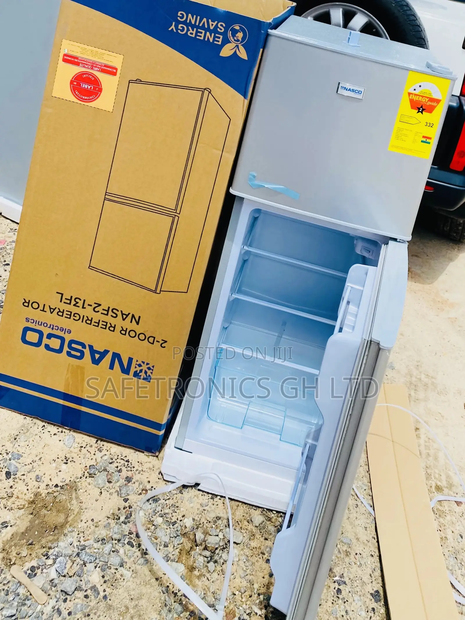 Adjustable Topfreezer Doubledoor Nascodf2-13fl Fridge 