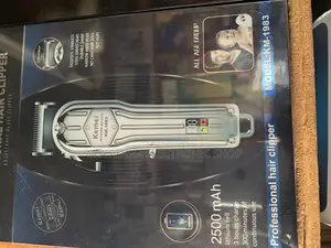 Brand Original Silver Color Cordless Clipper for Barbering