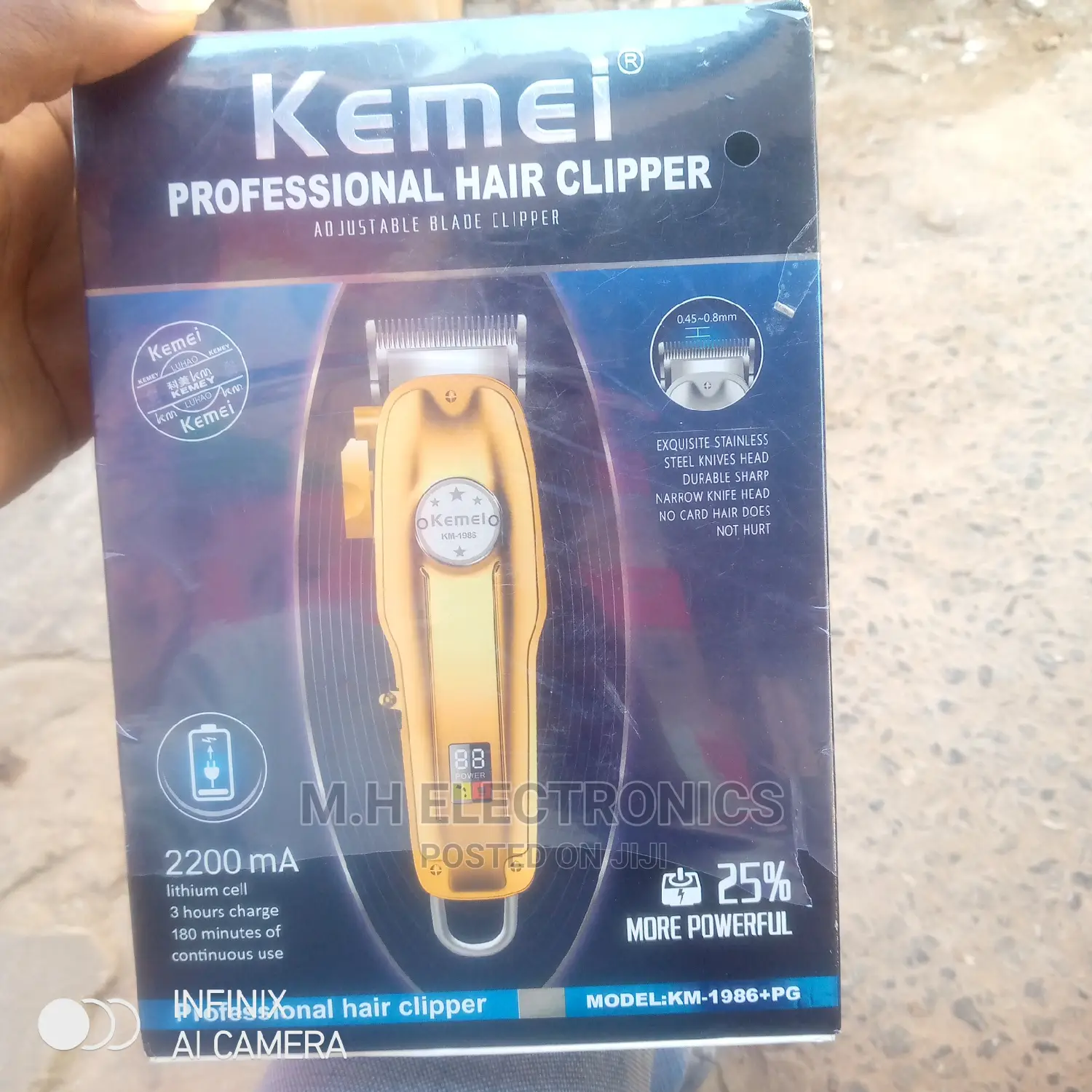Brand New Kemel Chargeable Clipper