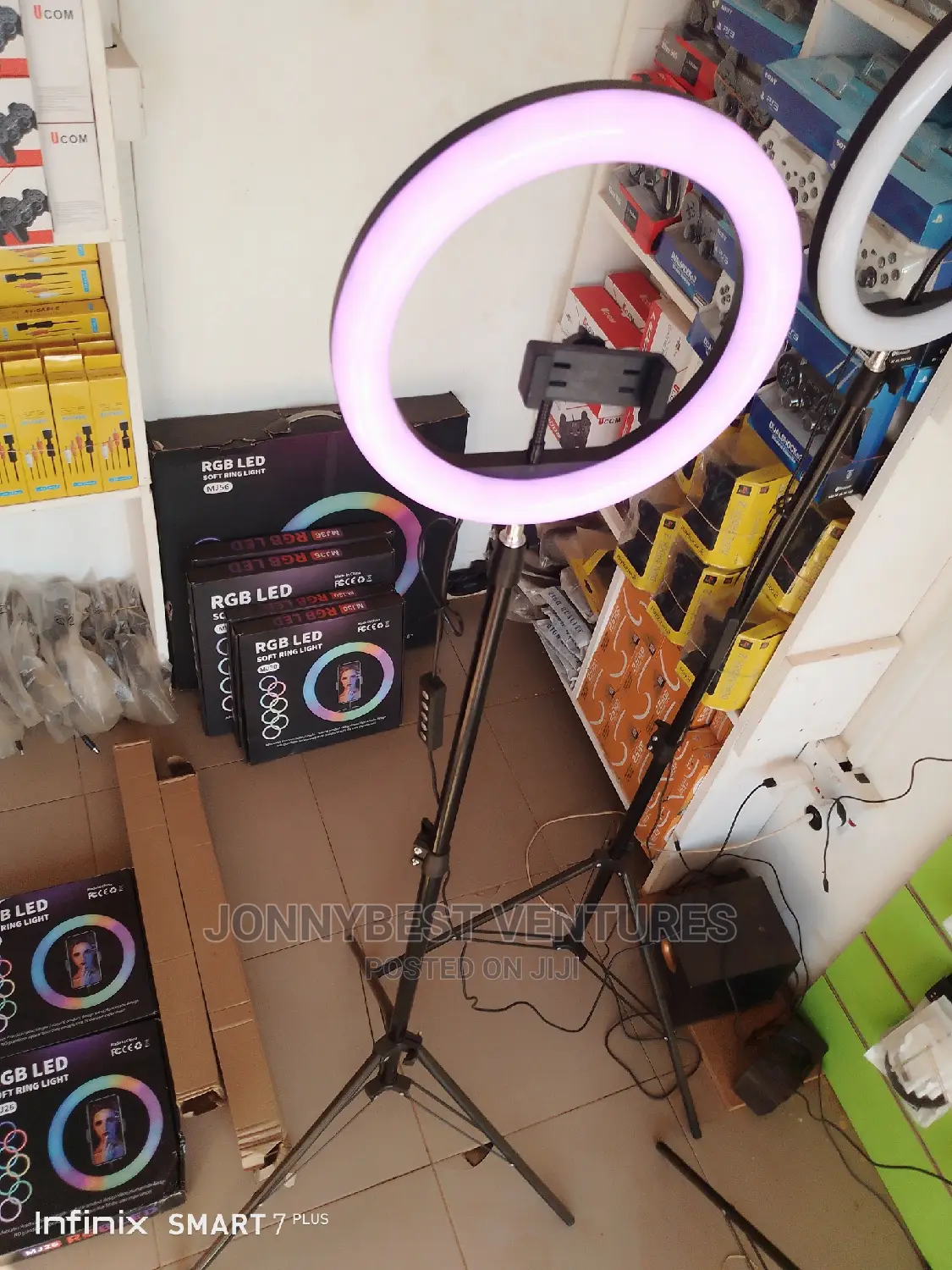 RGB 10 Inches Ring Multicolour Light