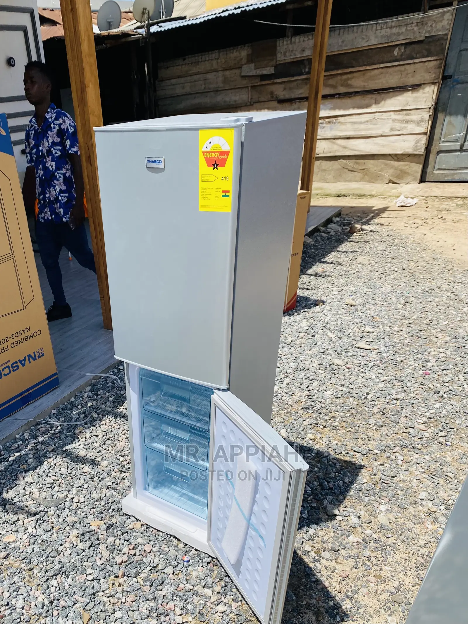 Energy Sufficient Nasco(D2-20FL)Bottom Mount Freezer Fridge