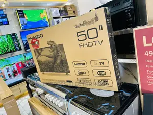 Glossy Black Slim Tv  Nasco FHD Digital Satellite 50”
