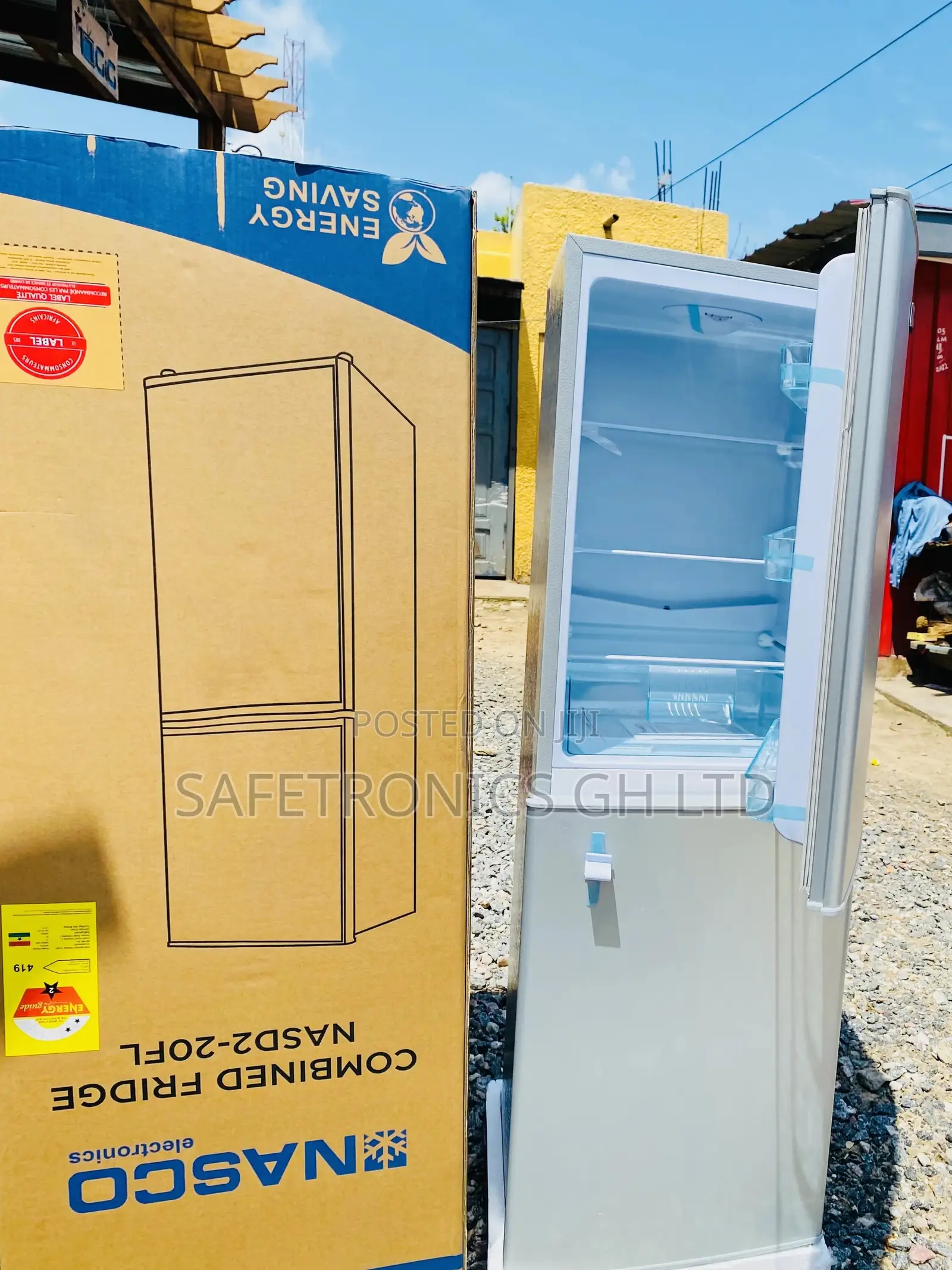 Nascod2-18fl Unique Bottomfreezer Doubledoor 132L Fridge 