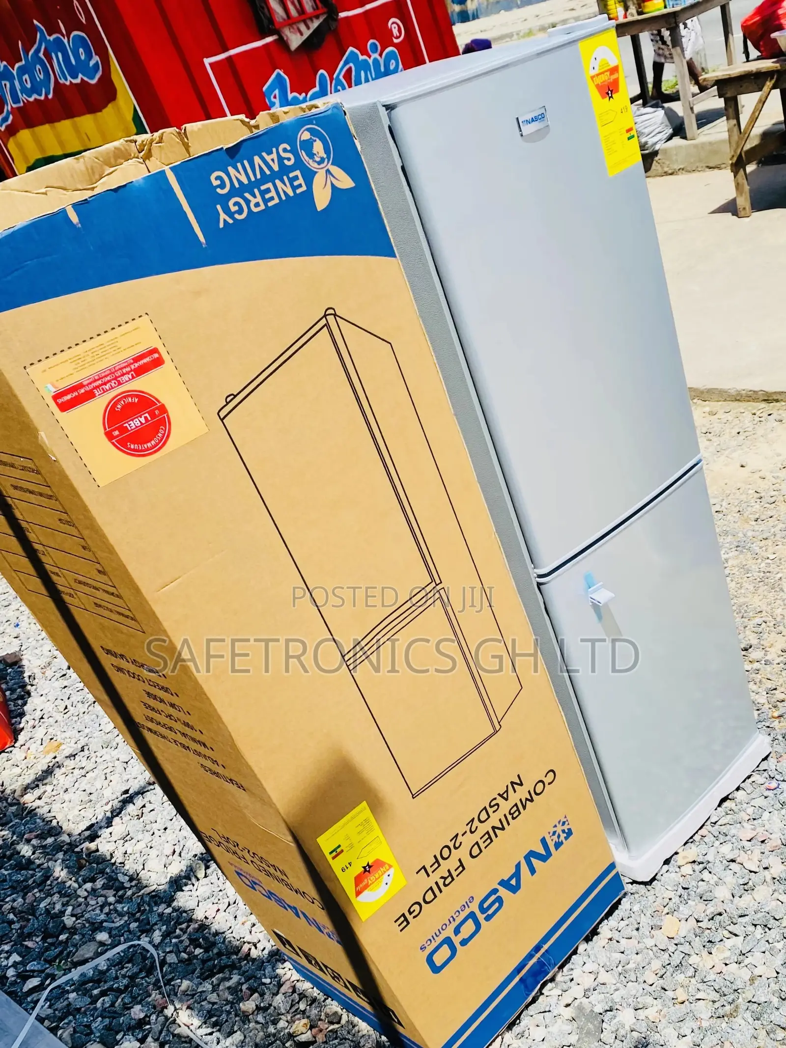 Grab 132L Fridge Nascod2-18fl Bottomfreezer Doubledoor 