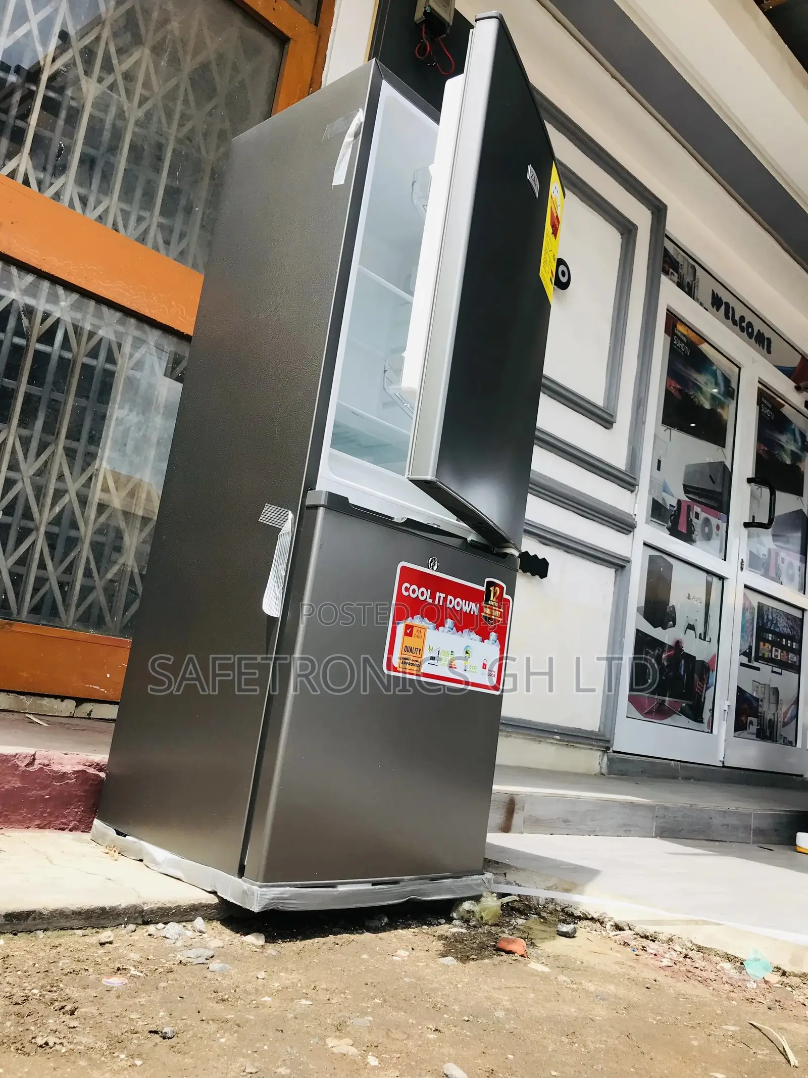 New Design Zara-14tm Doubledoor 108L Bottomfreezer 