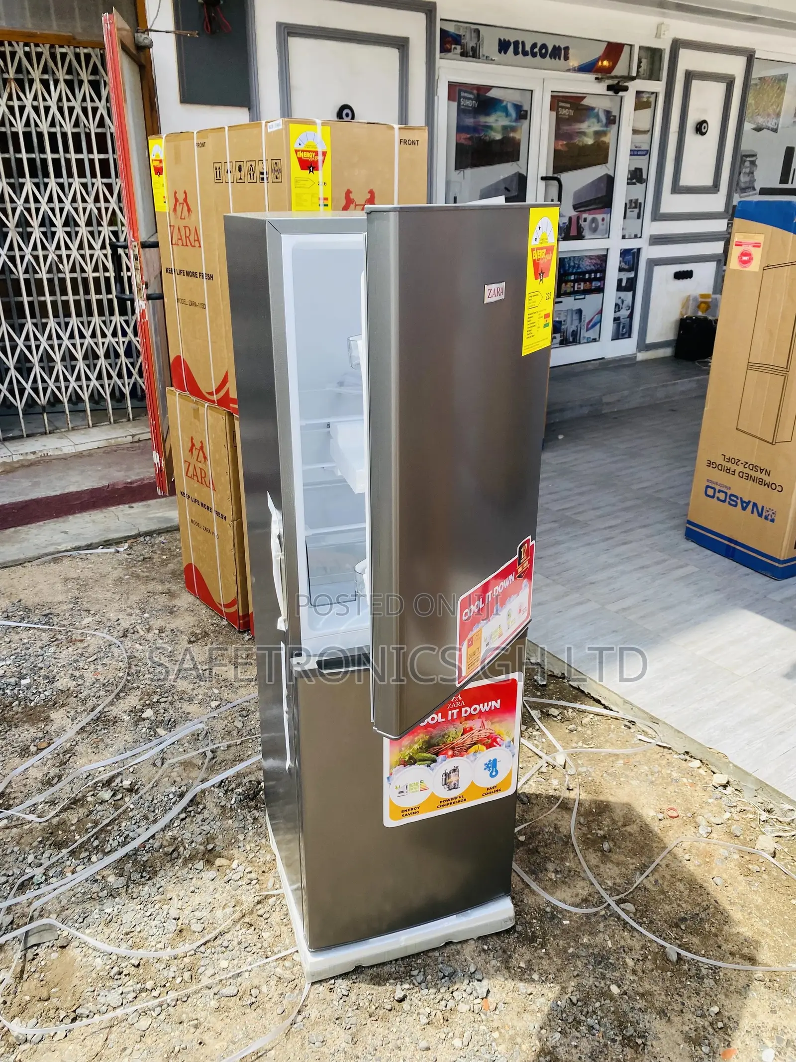 Cute Quality Bottomfreezer Zara-240bf Doubledoor 