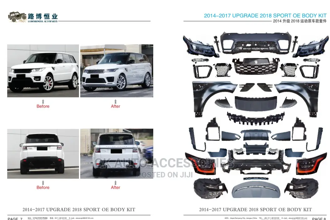 Range Rover Full Kit Change From 2014 To 2021 Model