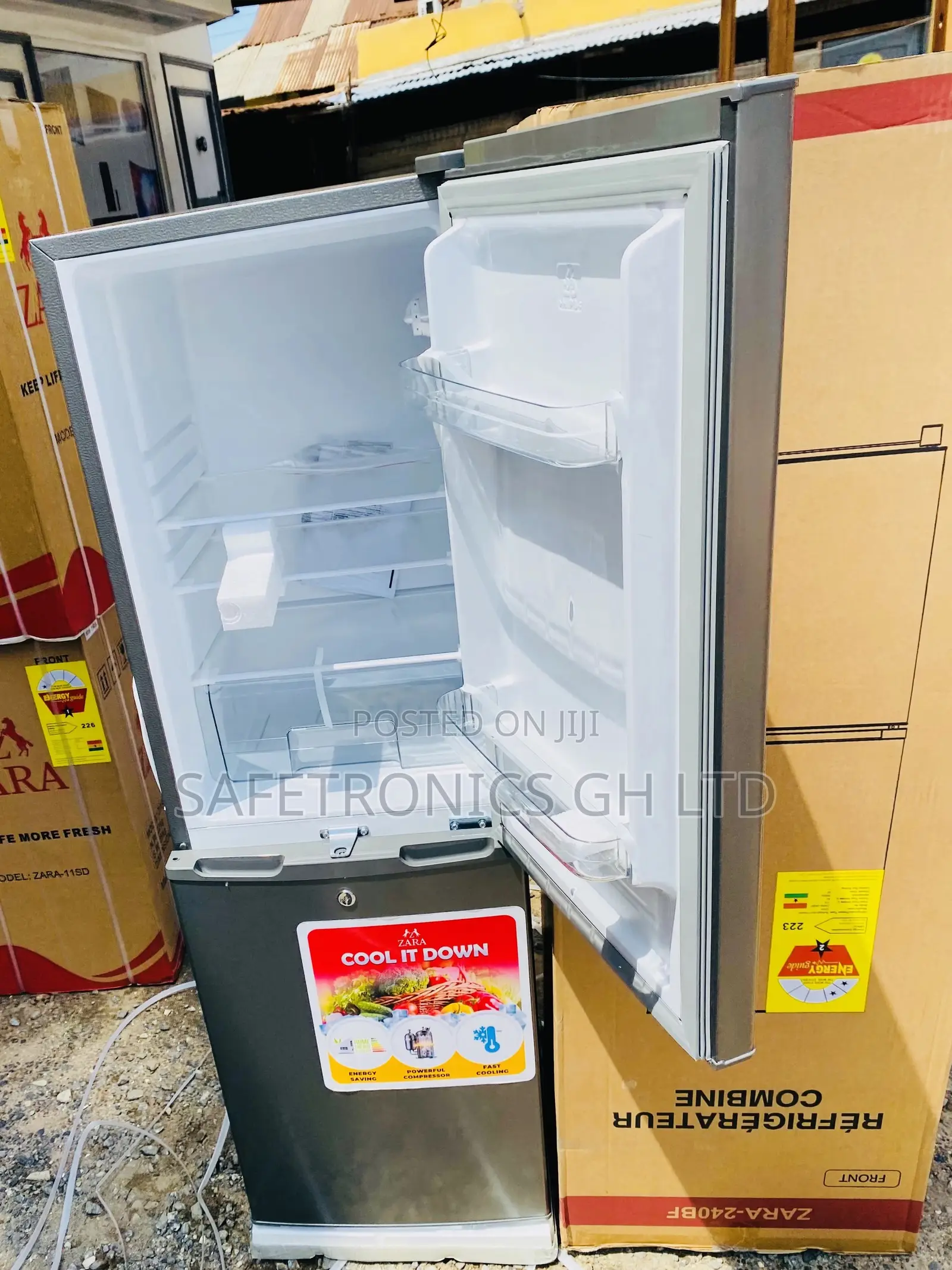 Bottomfreezer Zara Fridge Fabulous Zara-240bf Doubledoor 