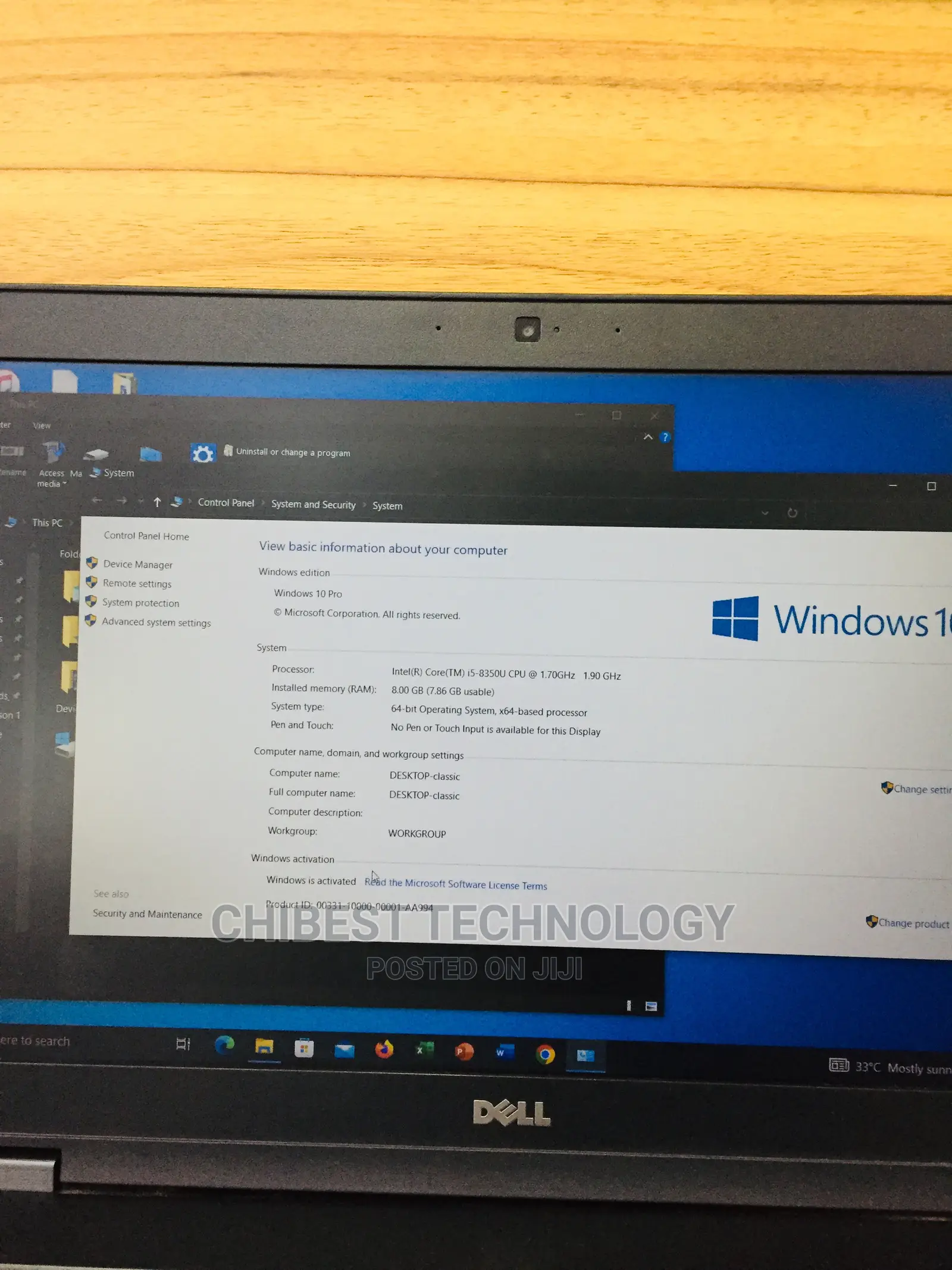 Laptop Dell Latitude 5591 8GB Intel Core I5 SSD 256GB