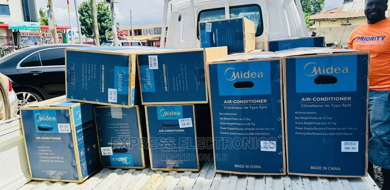 Golden Fin Condenser Split Inverter 2.0hp Midea White AC