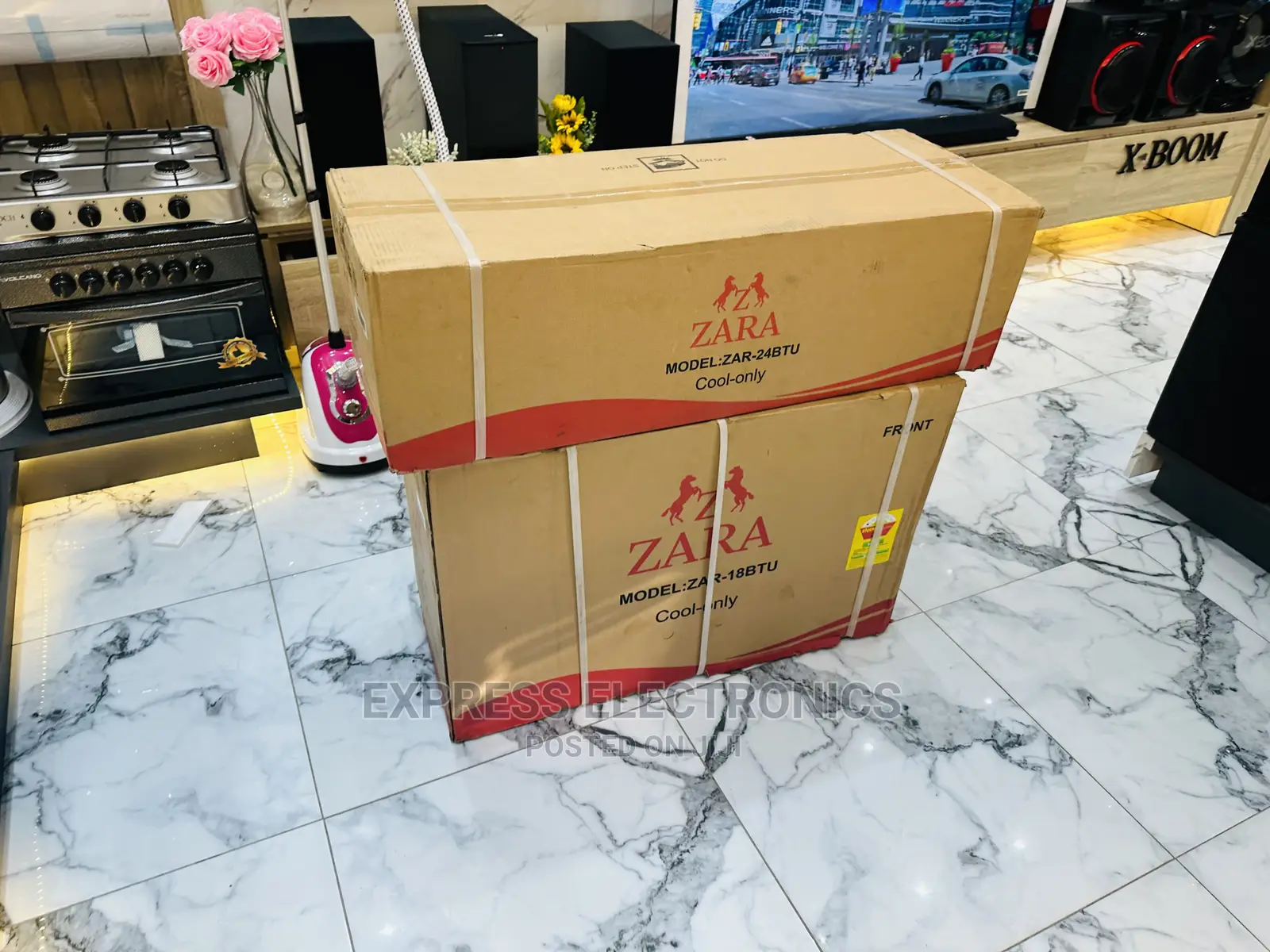 Golden Fin Condenser Split White AC Zara 2hp R410 Gas