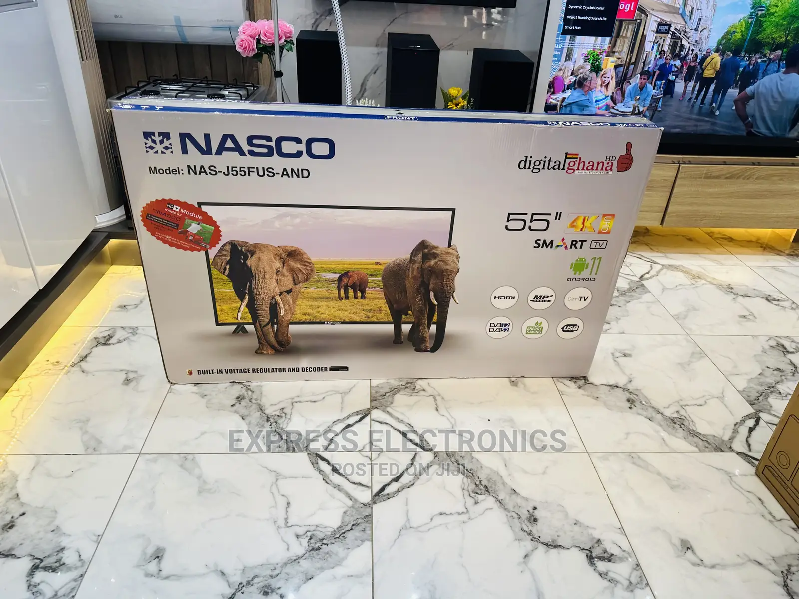 Nasco UHD Smart Hub 55” Slim and Sleek