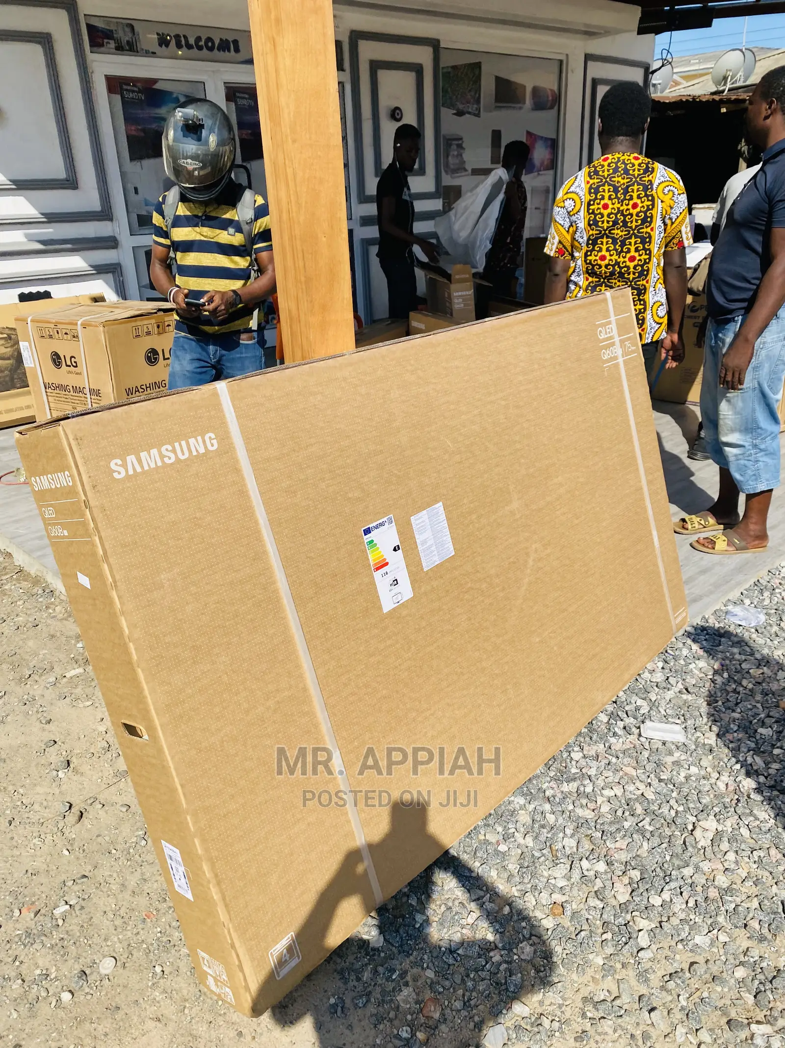 Original Samsung 75 Inch QLED Smart Tv Available(75Q60B)