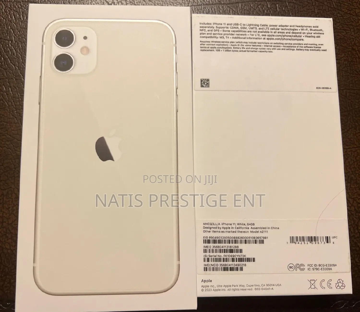 New Apple iPhone 11 128 GB White