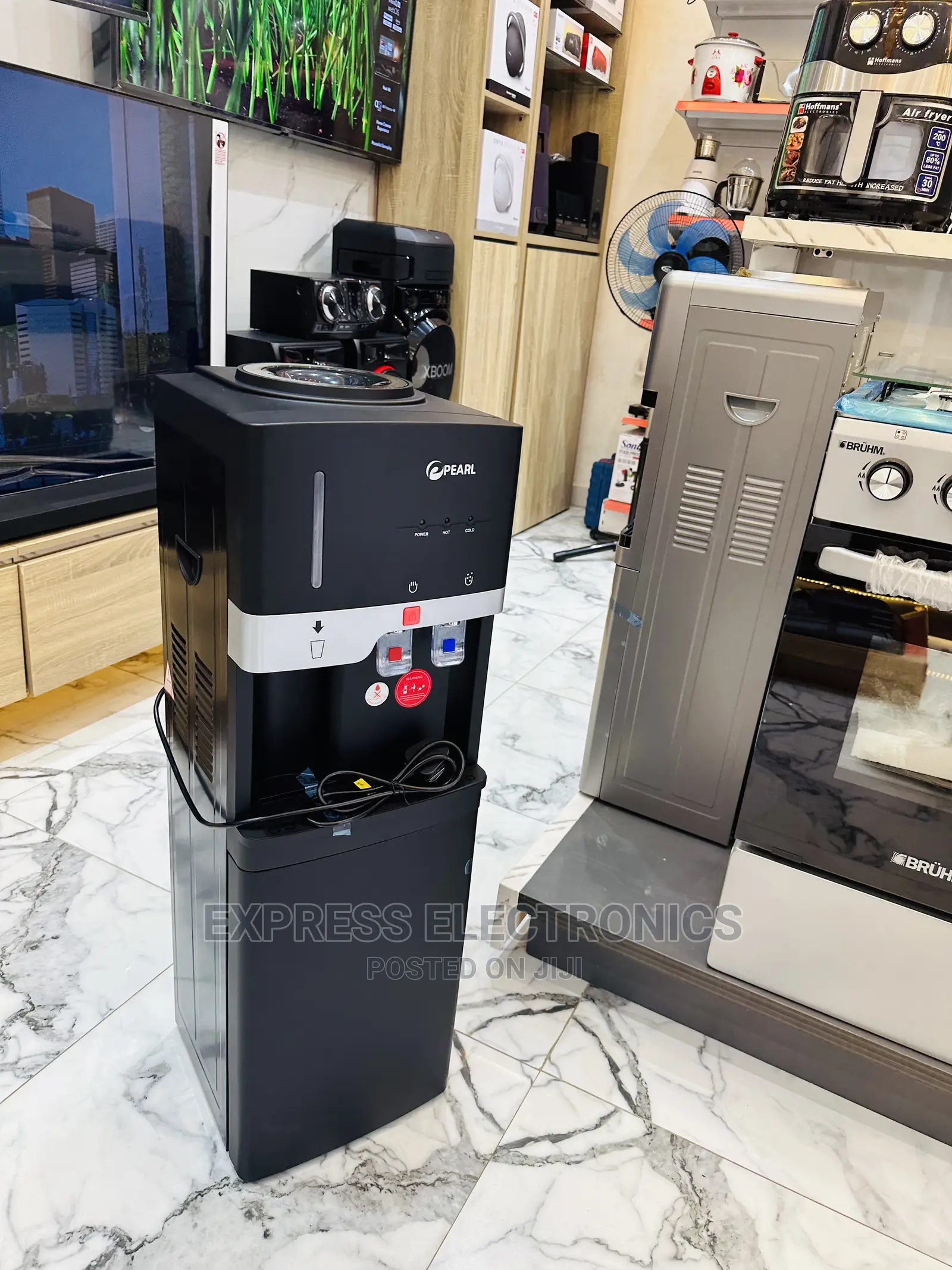 Black Energy Efficient Water Dispenser PWD-1117FBL Pearl