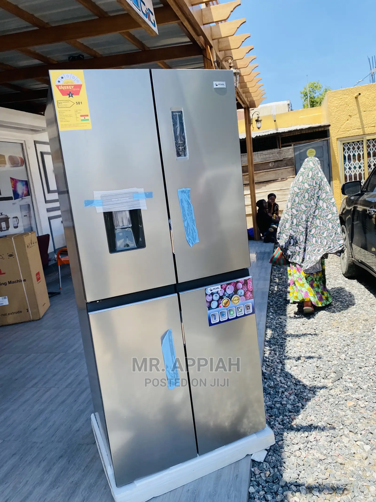 Fast,Reliable Affordable Pearl 4 Door Sude By Side Fridge