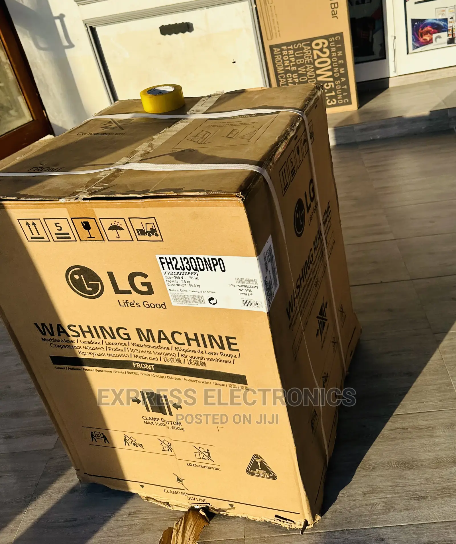 Powerful Wash and Low Noise Lgfh2j3qdnpo WM Front Load
