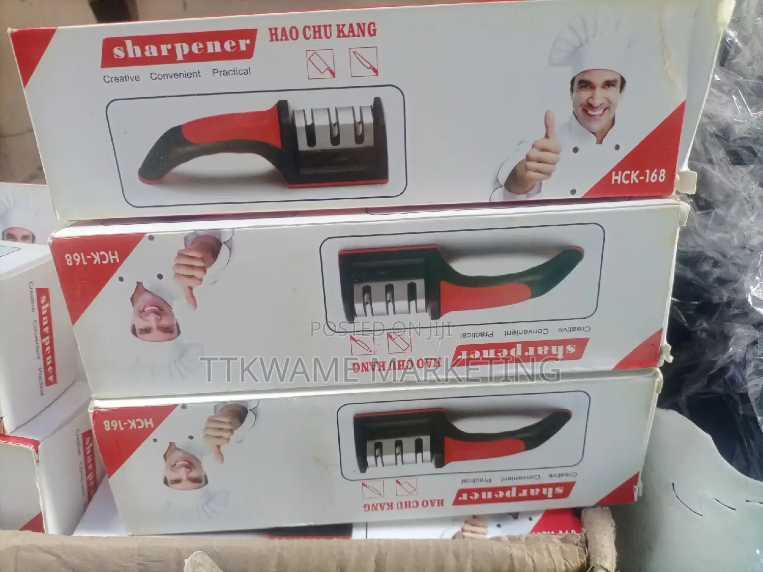 Knife Sharpener With Scissors