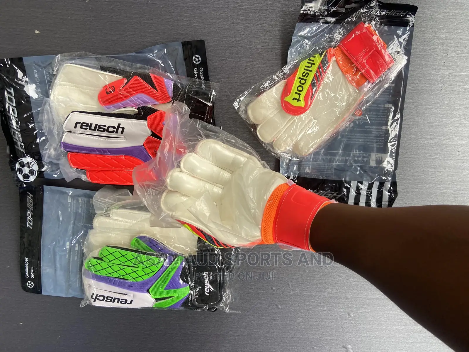 Goalkeepers Gloves as Seen Available