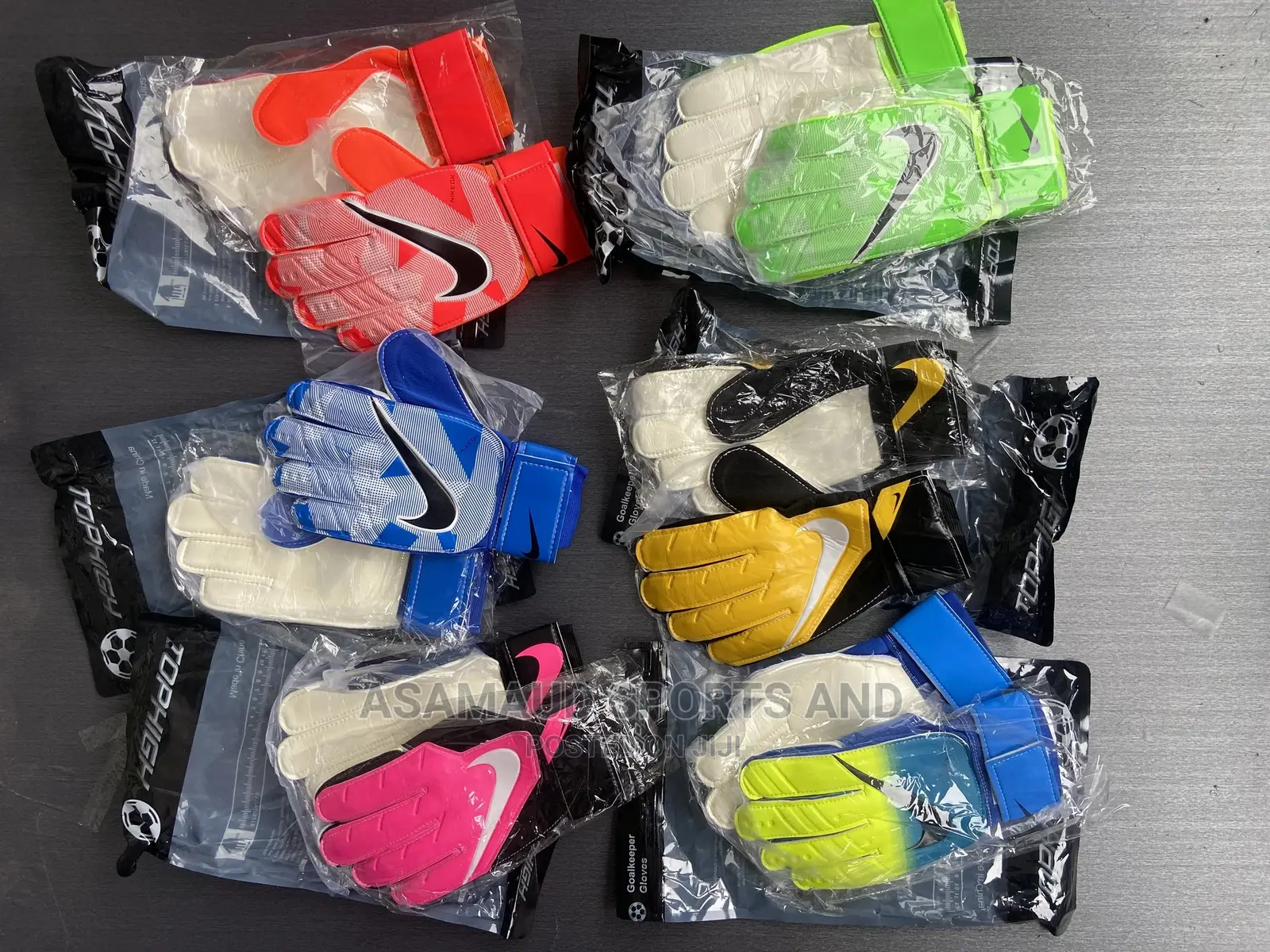 Goalkeepers Gloves as Seen Available