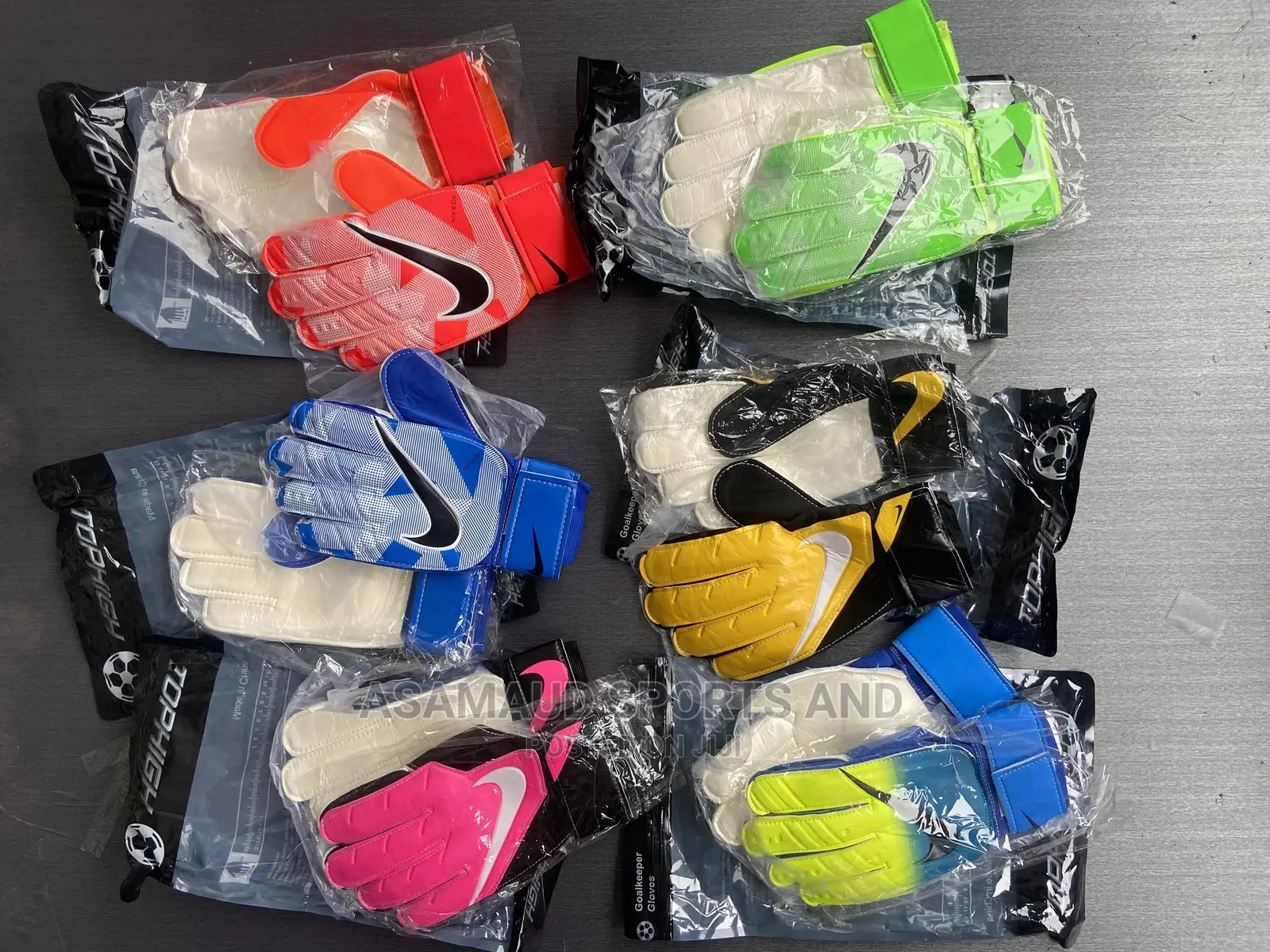 Goalkeepers Gloves as Seen Available