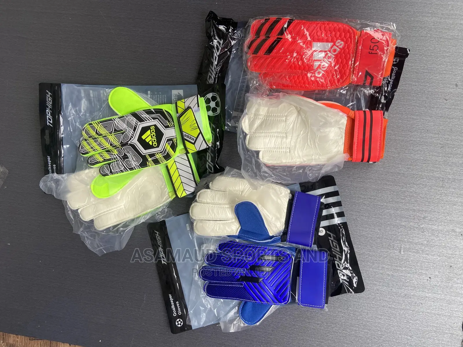 Goalkeepers Gloves as Seen Available