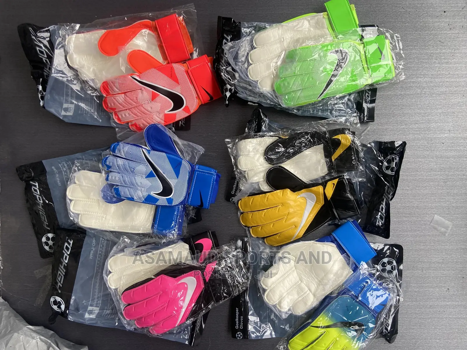 Goalkeepers Gloves as Seen Available