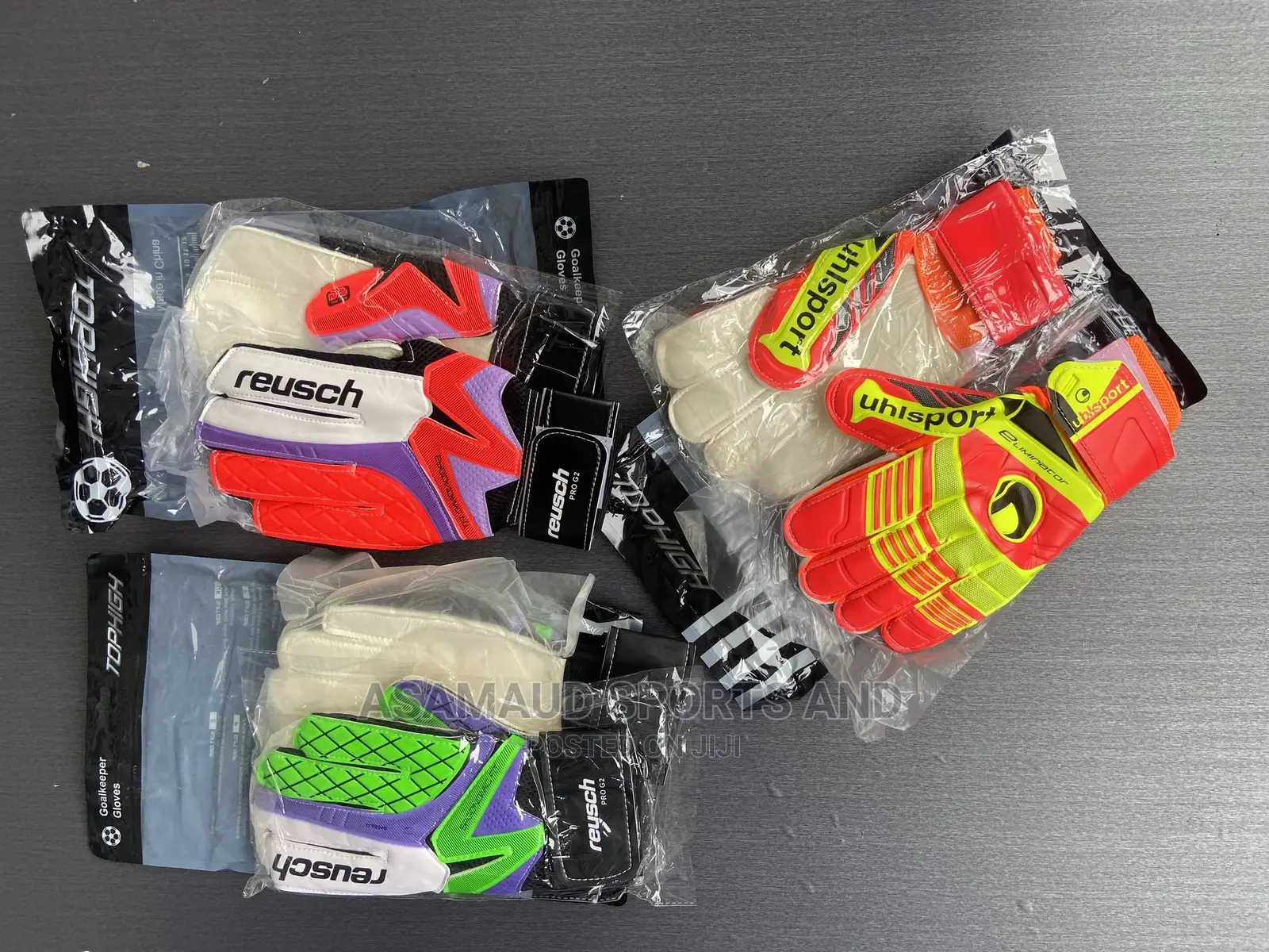 Goalkeepers Gloves as Seen Available